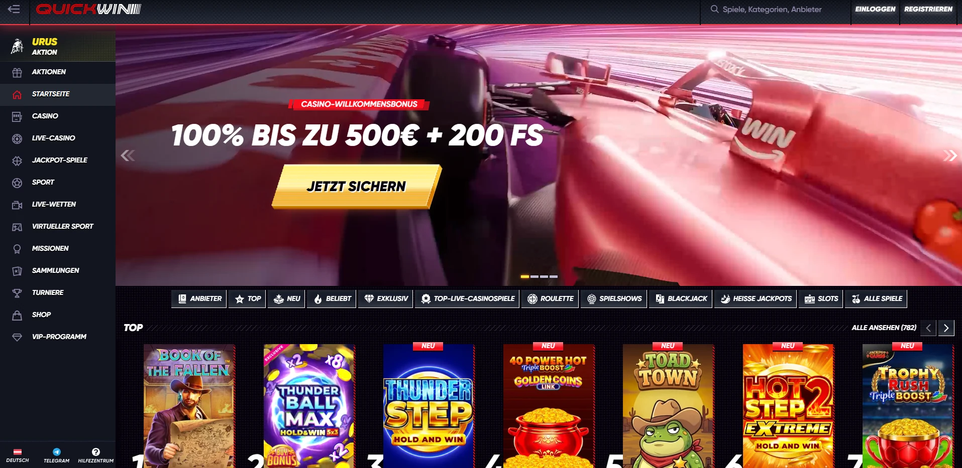 Quickwin – Online Casino neu